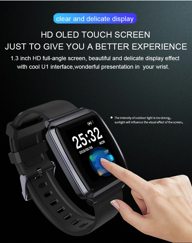 Смарт-часы фитнес-браслет шагомер калорий спортивный браслет монитор сердечного