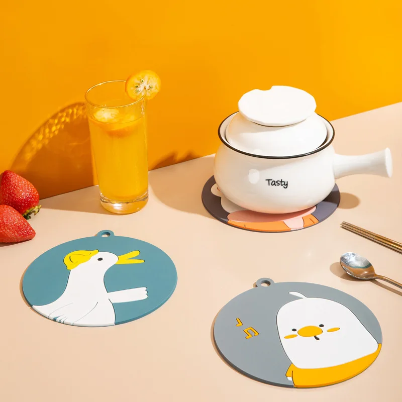 

Insulation Pad Dining Table Cartoon Anti-scalding Plate Pot Holder Plate Cup Heat-resistant and High-temperature Vegetable Mat