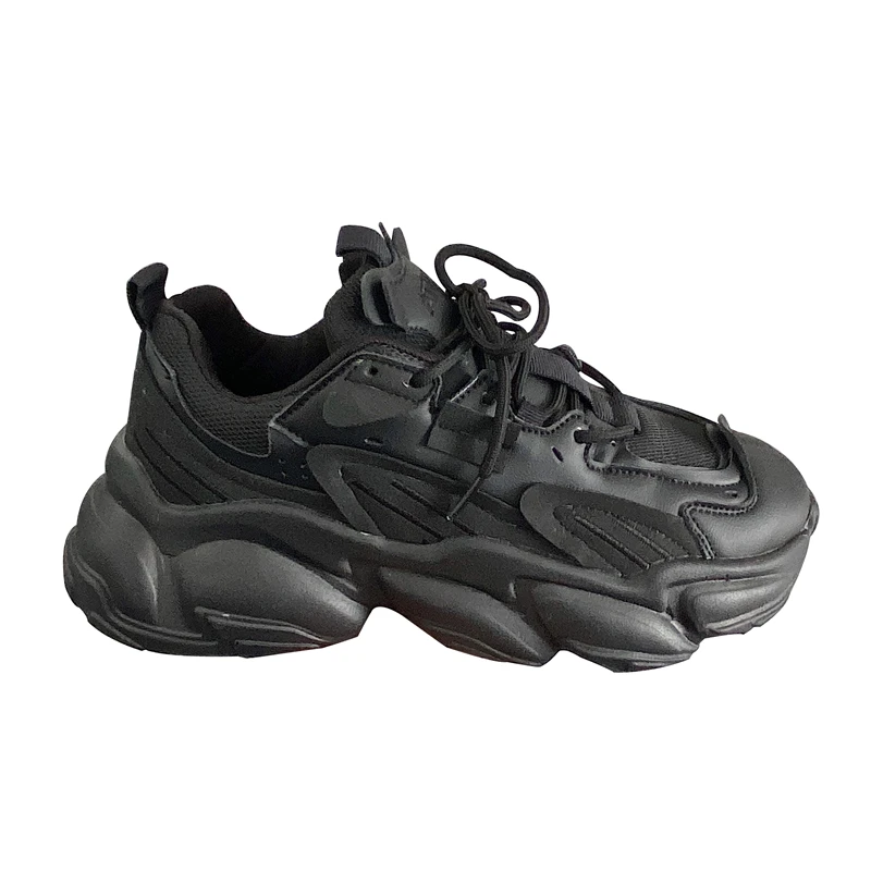 

Women's Chunky Sneakers Thick Bottom Platform Vulcanize Shoes Fashion Breathable Casual Running Shoe for Woman Female 2021