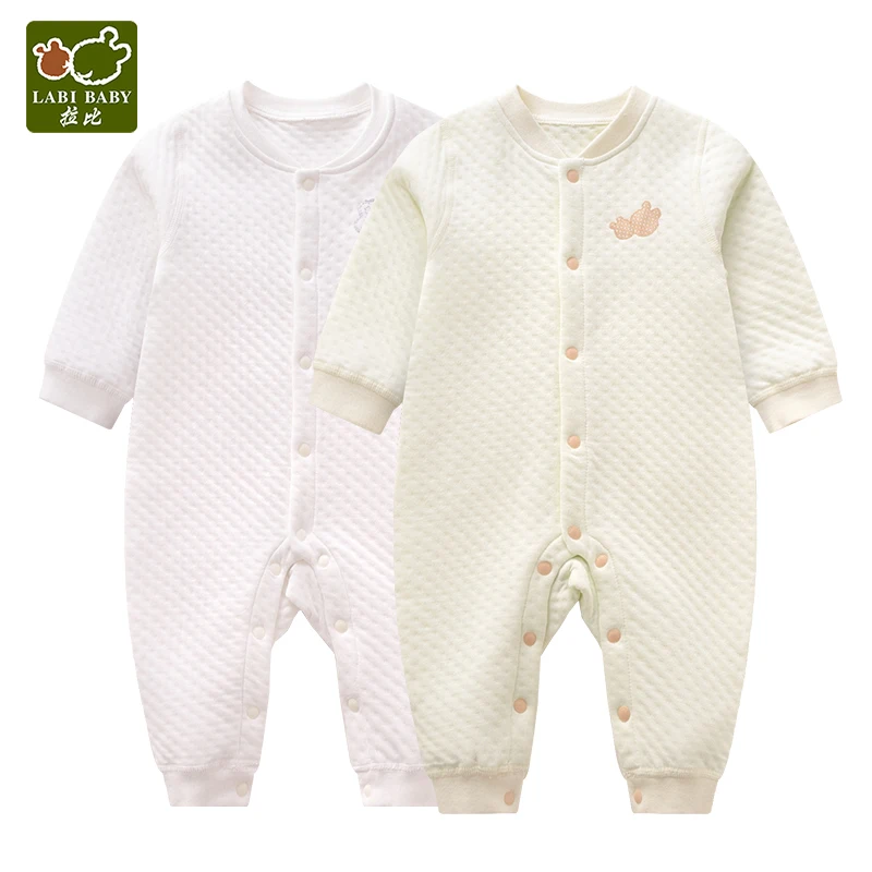 LABIBABY/комплект из 2 предметов комбинезоны с длинными рукавами Одежда для