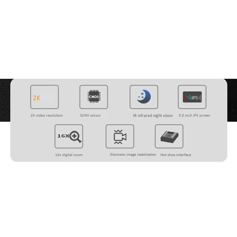 

Digital Video Camera 3.0-Inch 1080P HD Video Camera Home Photo Camcorder 30MP Press IPS Sn with IR Light(EU Plug)