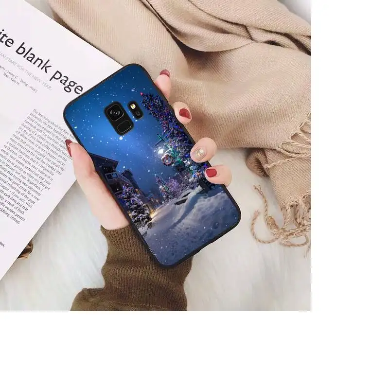 

YNDFCNB Christmas NEW Year Gift Phone Case For Samsung Galaxy S20 S10 Plus S10E S5 S6 S7edge S8 S9 S9Plus S10lite 2020
