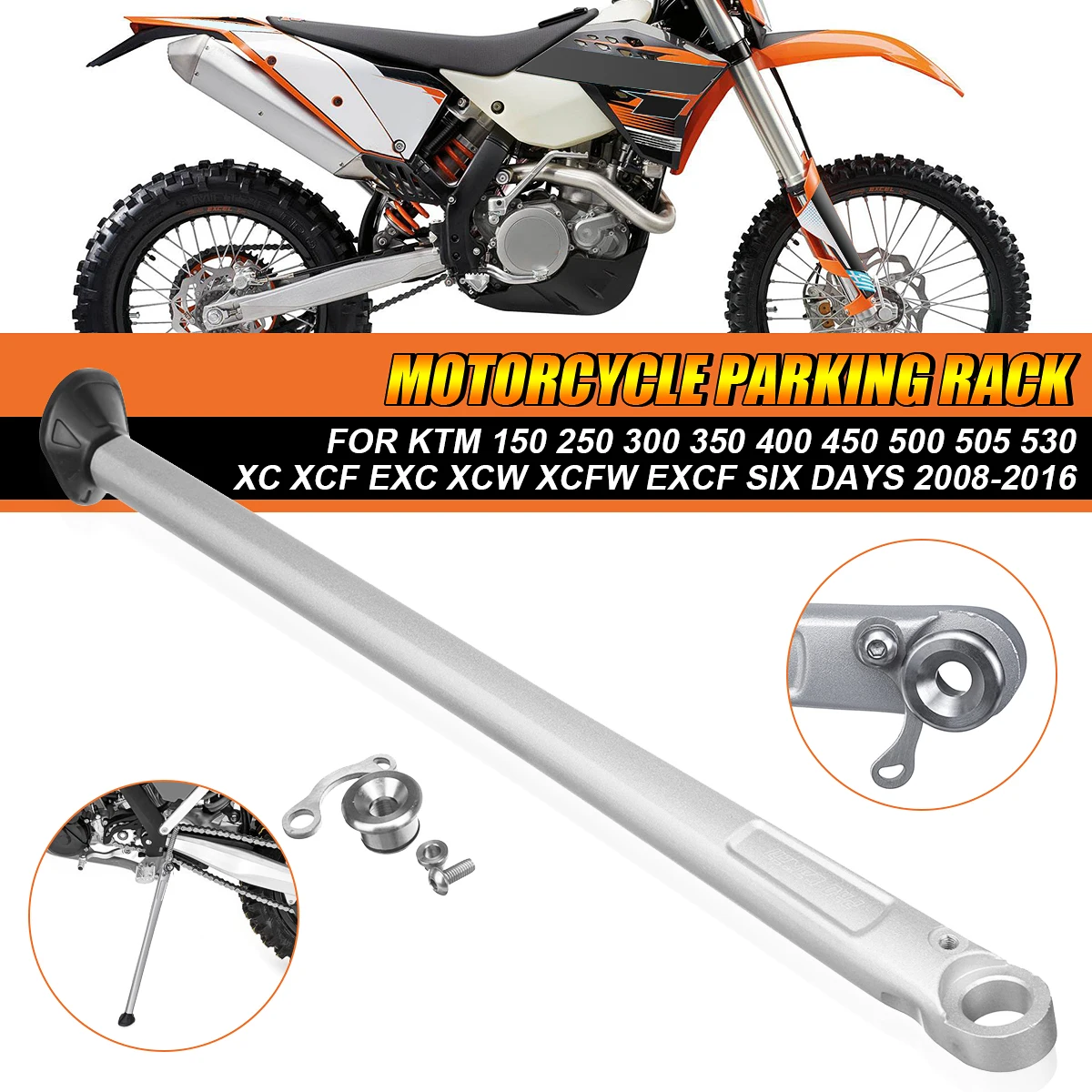 Стояночная стойка для мотоцикла боковая подставка с откидной ножкой KTM HUSABERG HUSQVARNA