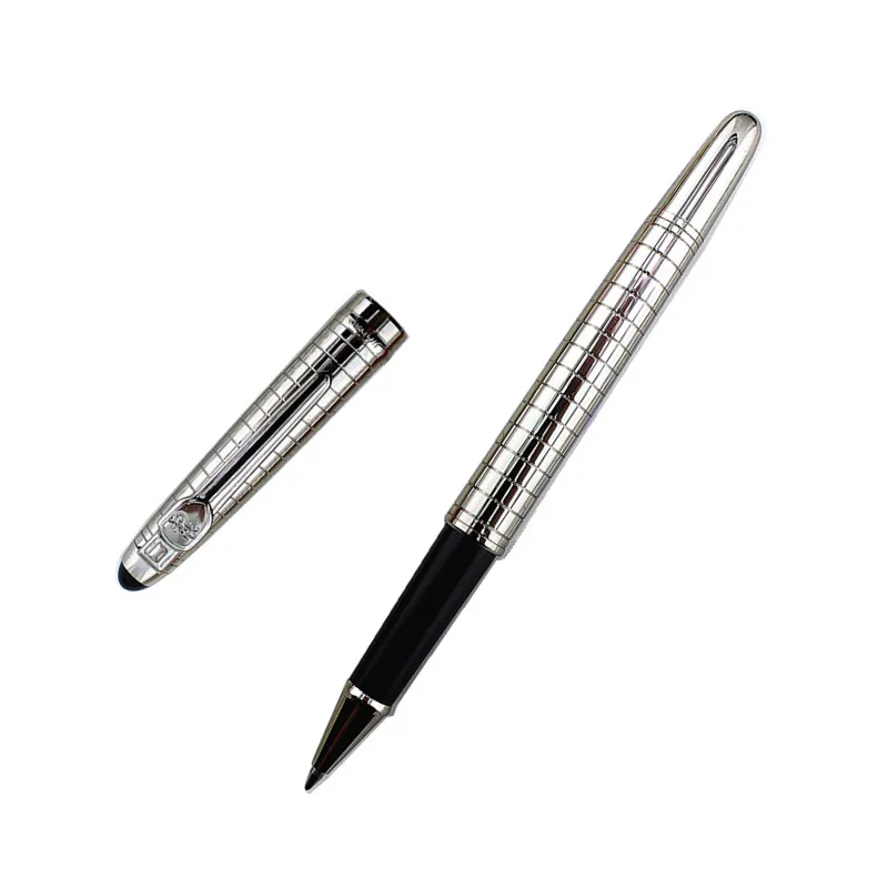 Металлическая шариковая ручка Jinhao из нержавеющей стали матовая черная офисные и