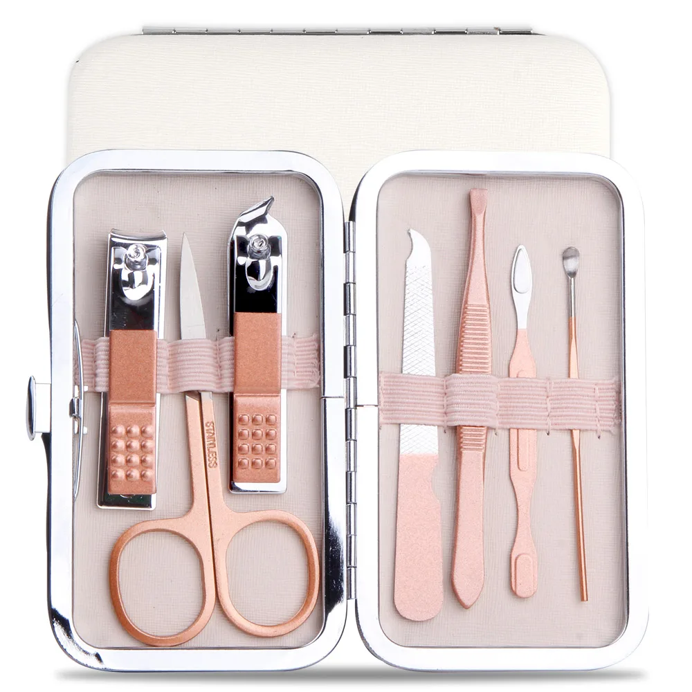 

7/10pcs Nail Clippers Set Dead Skin Scissors Manicure Stainless Steel Nail Cuticle Clip Pedicure Tongs Toenail Care Nail Cutter