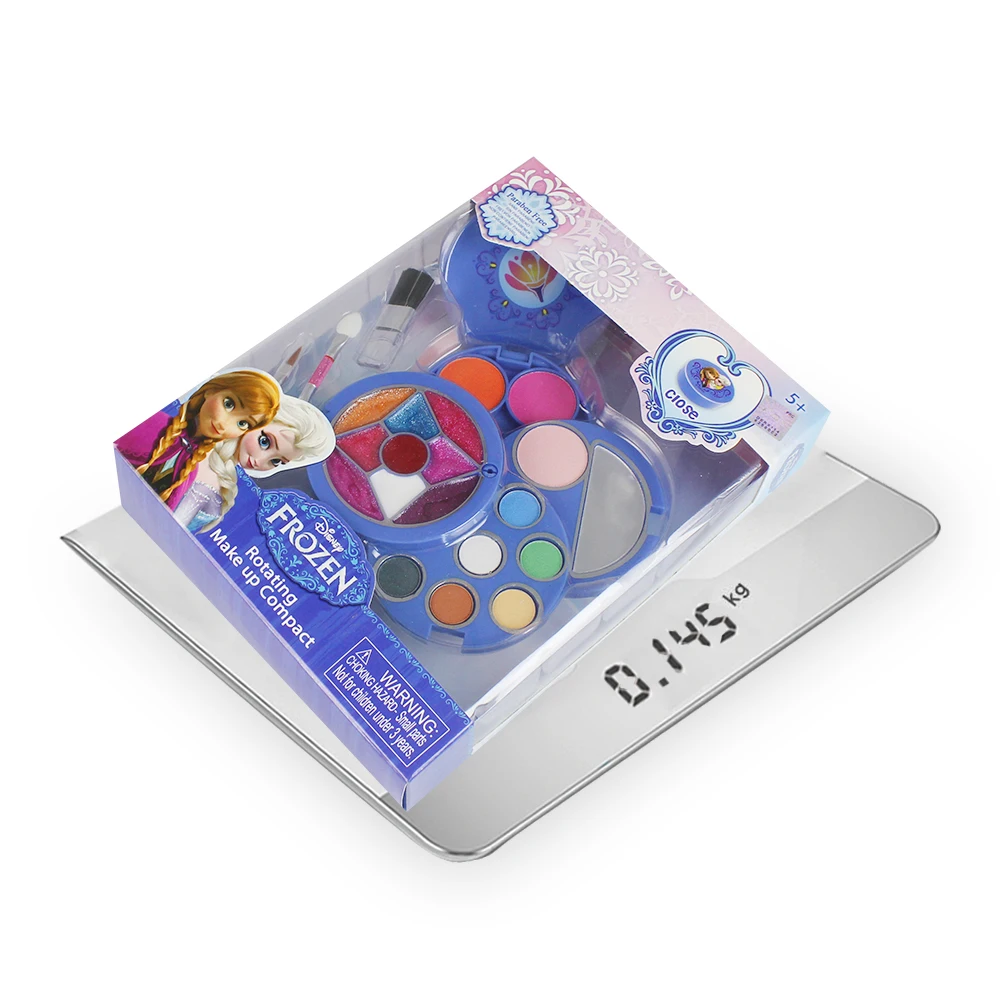 

Disney Rotating Makeup Cube Shape Box Children's Cosmetic Toys Safe Nontoxic Watersoluble For Children Girls Makeup Toy Gift Box