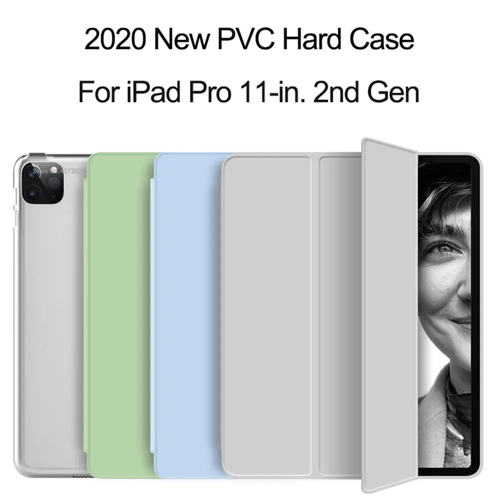 Чехол-накладка для iPad Pro 11, 2020, 2 поколения, искусственная кожа, магнитный