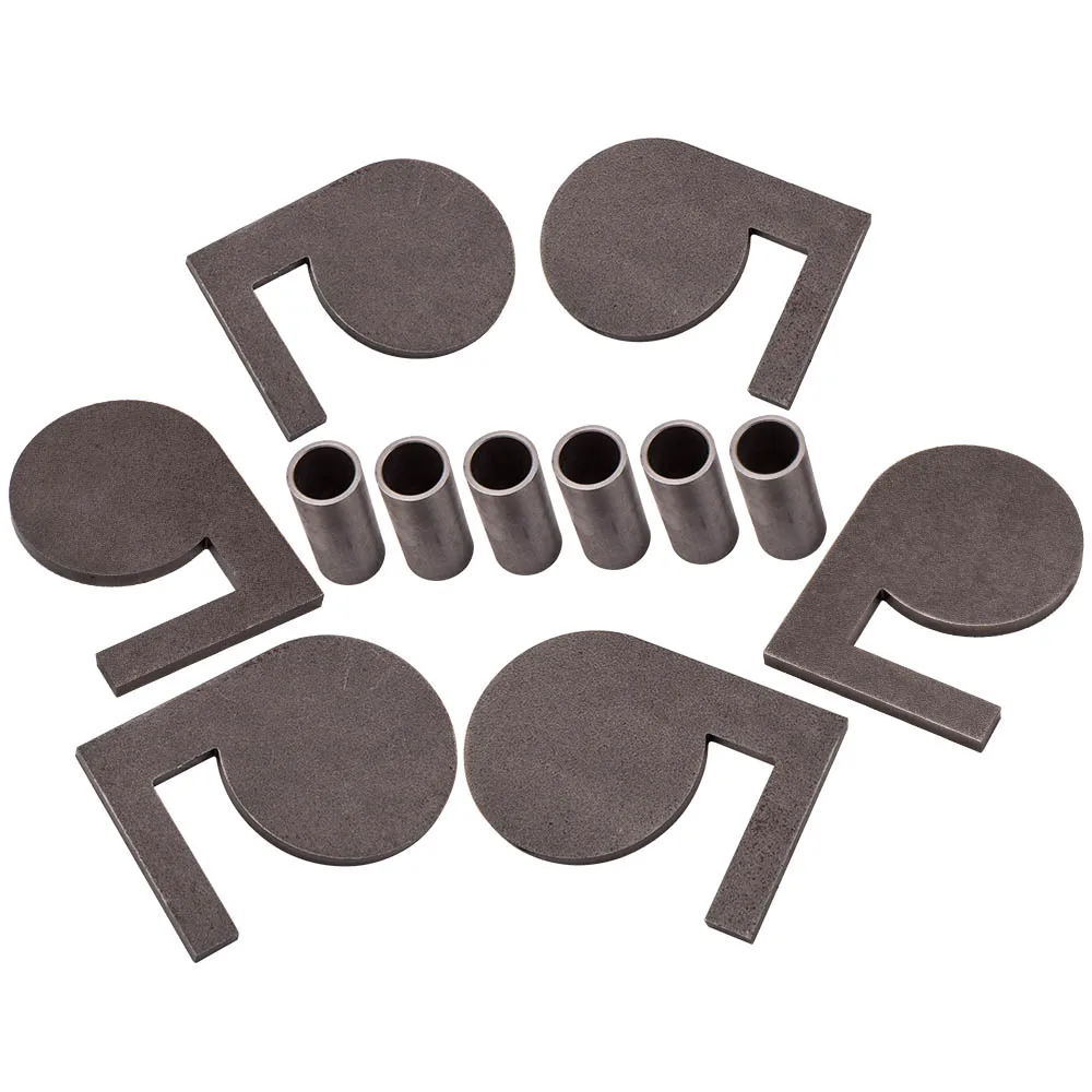 

6PCS AR500 Steel Shooting Target 4" X 3/8" Paddles with Tubes