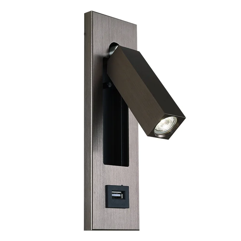 Новый светодиодный прикроватный настенный светильник для спальни чтения с