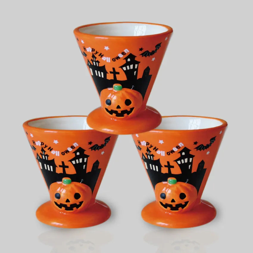 2 шт Хэллоуин Тыква призрак Новые Креативные искусственные торт десерт чаша