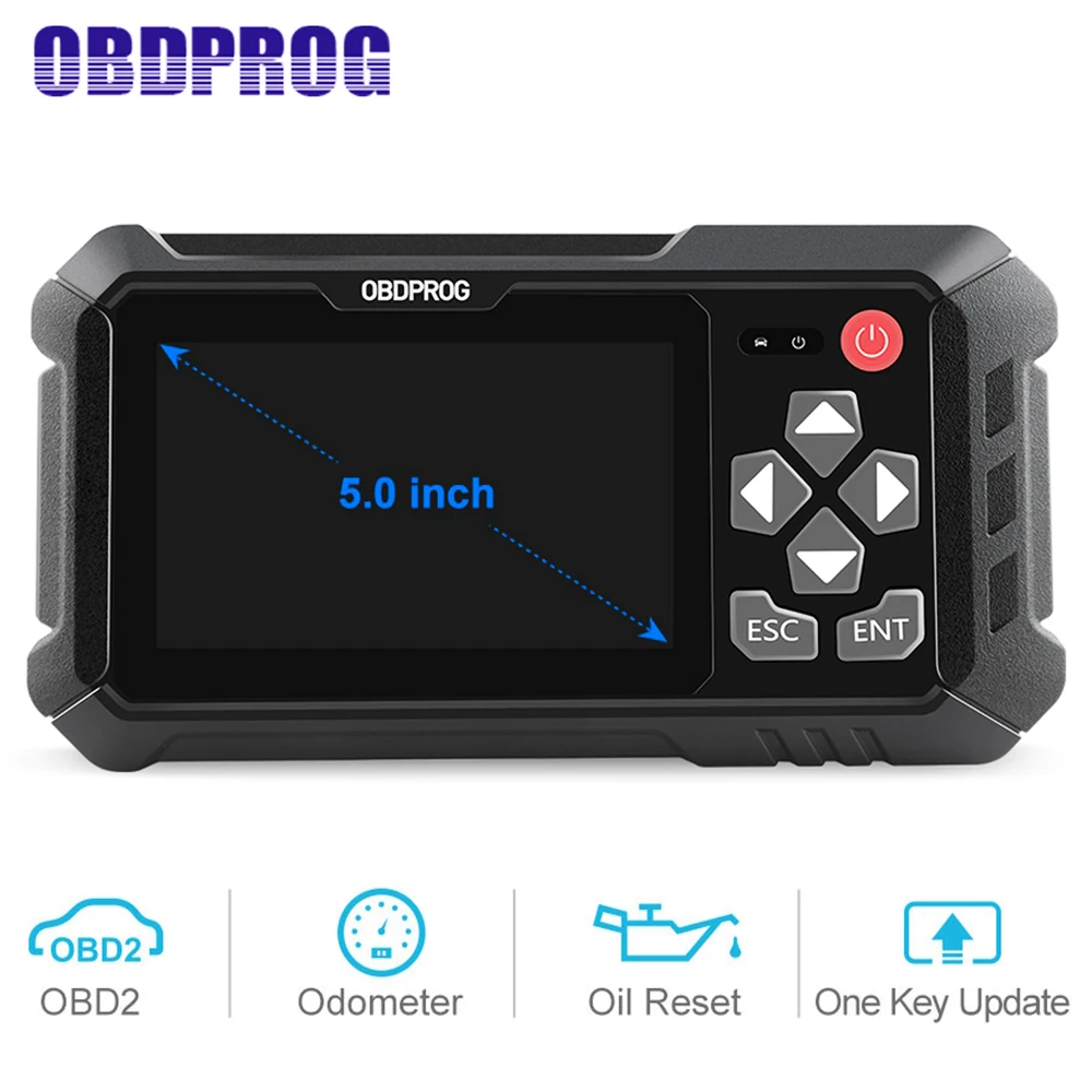 

OBDPROG M500 OBD2 Automotive Scanner Change Odometer Adjust Mileage Correction Oil Reset OBDII EOBD OBD 2 Car Diagnostics Tools