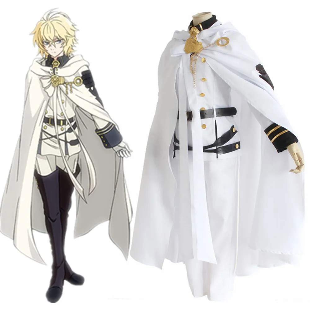 Костюм для косплея аниме сераф конца костюм Owari no Seraph Mikaela Hyakuya Униформа высокого