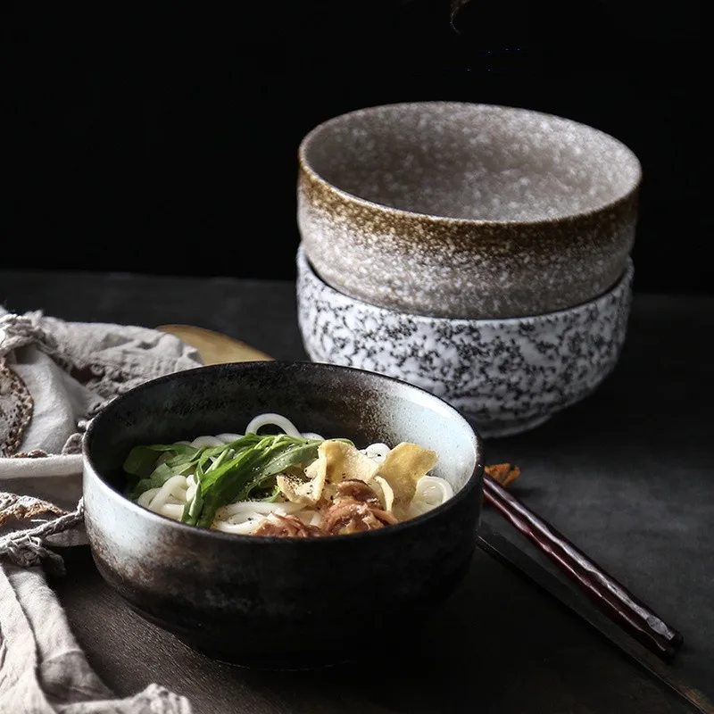 Японский стиль Ramen чаша большая Бытовая Керамическая пиала для риса лапша суп