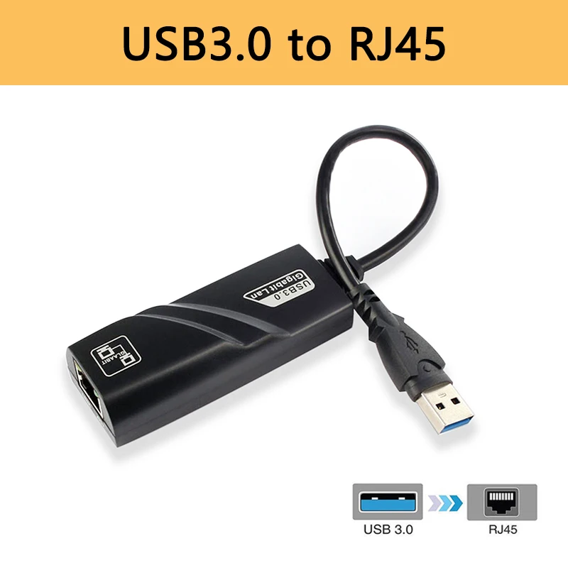 USB 3 0 к RJ45 Gigabit Ethernet ЛВС сети 10/100/1000 Мбит сетевой адаптер для ПК ноутбук с системой