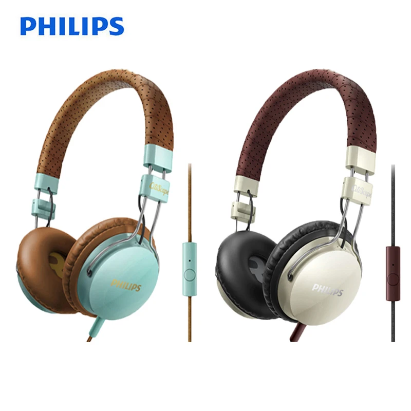 Оригинальные Складные Наушники Philips SHL5505 с микрофоном высококачественные