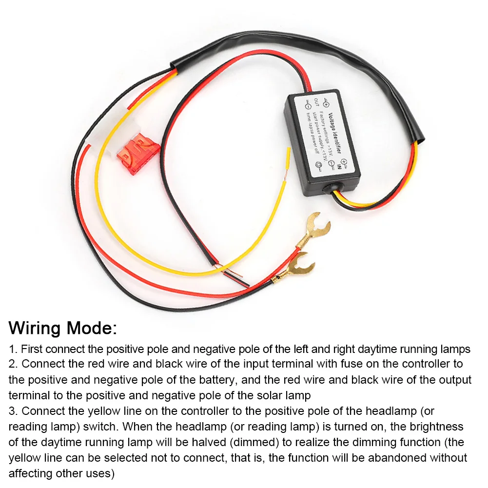 

Car Smart LED Daytime Running Light Dimmer Automatic On Off Controller Suitable For All Car Models Controller Light Delay Line
