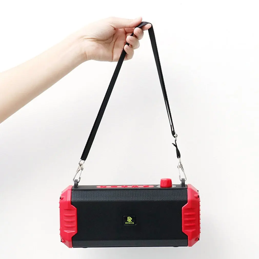 

Bluetooth-compatible Speakers Loud Volume Wireless Portable Card Speaker With Mobile Phone Holder FM Radio For Outdoor Party KTV