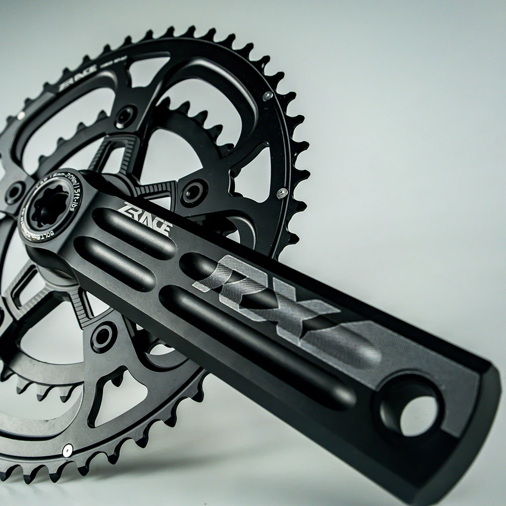 ZRACE HARDROCK 2x1 0/11 скоростная дорожная цепь защитная рукоятка колеса 3D CNC 50/34T 170 мм/172 5