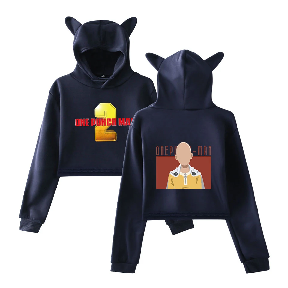 One Punch Man сезон 2 главный герой Сайтама 2D принт модный тренд сала короткий кошачий