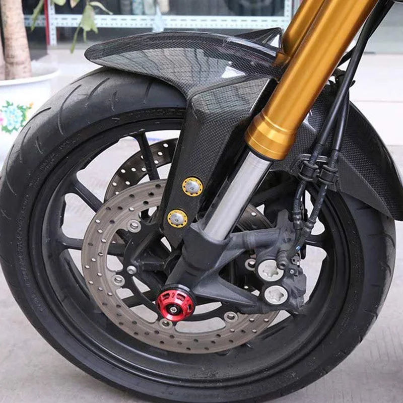 Мотоцикл углеродное волокно переднее крыло брызговик грязи пылезащитный чехол