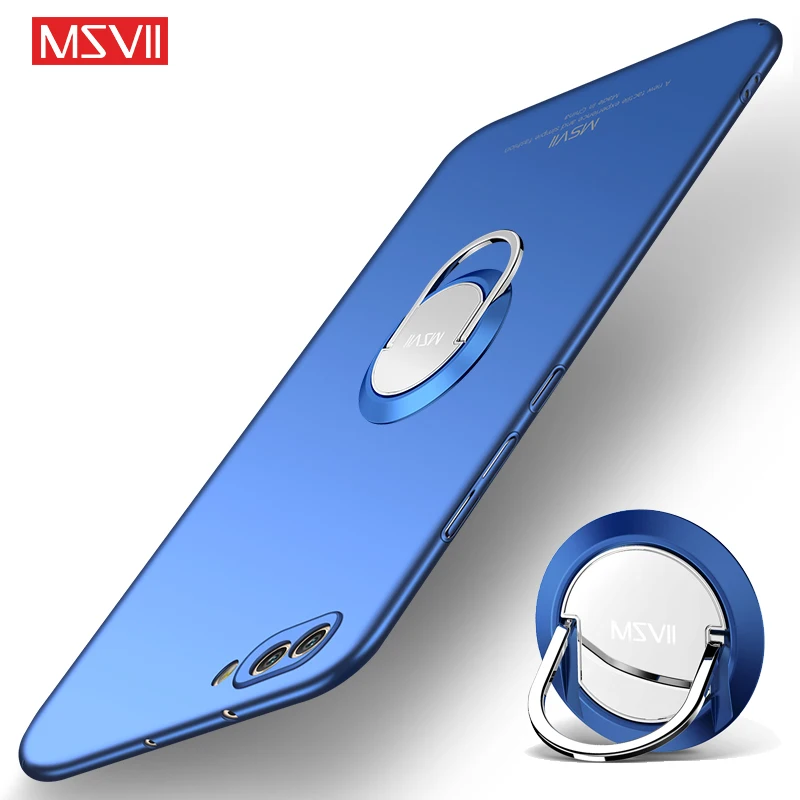 Чехол для Honor V10 Msvii тонкий матовый чехол Huawei View 10 с кольцом-держателем Lite чехлы
