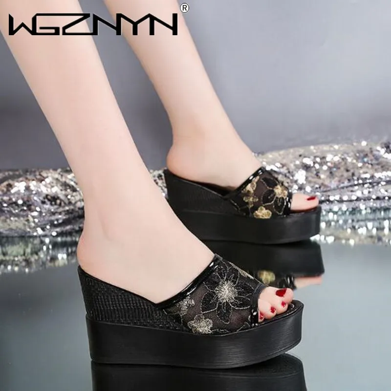

Slippers Women Sandals Wedges Platform Shoes for Women Summer Fashion Female Sandales Casual Slides Woman Shoes High Heels Sexy