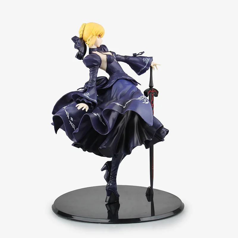 Экшн-фигурка горячая Распродажа 22 см из аниме Fate stay Night Zero Black Saber Arturia Pendragon масштаб