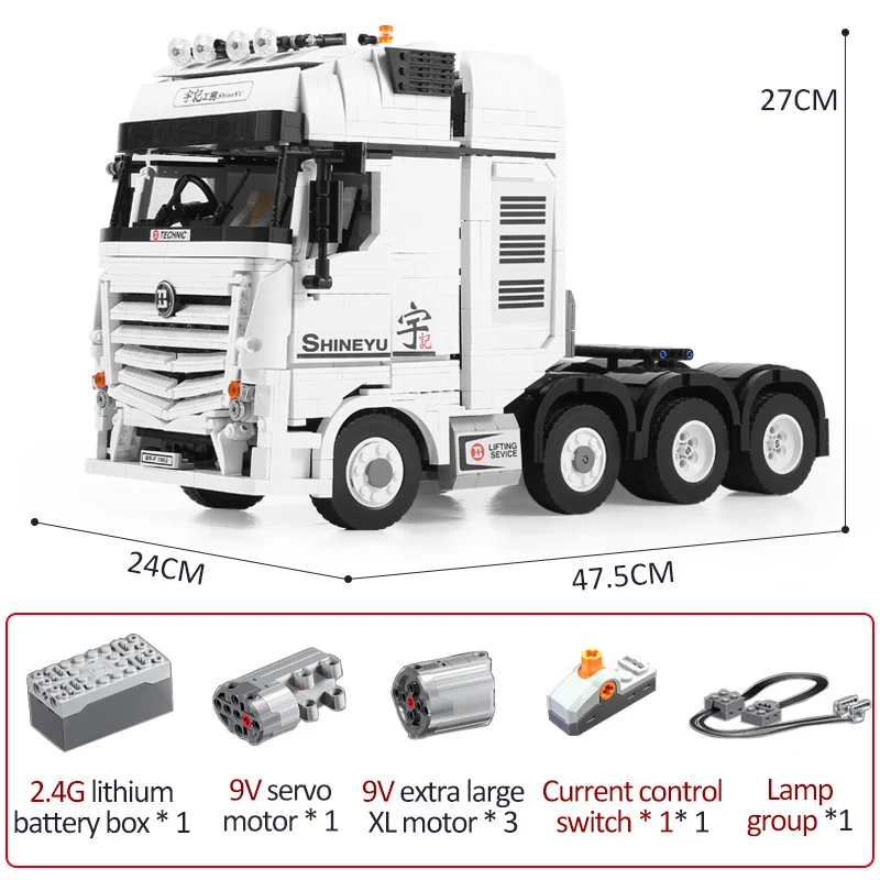 Новый мс дистанционного Управление трейлер строительные блоки для автомобилей