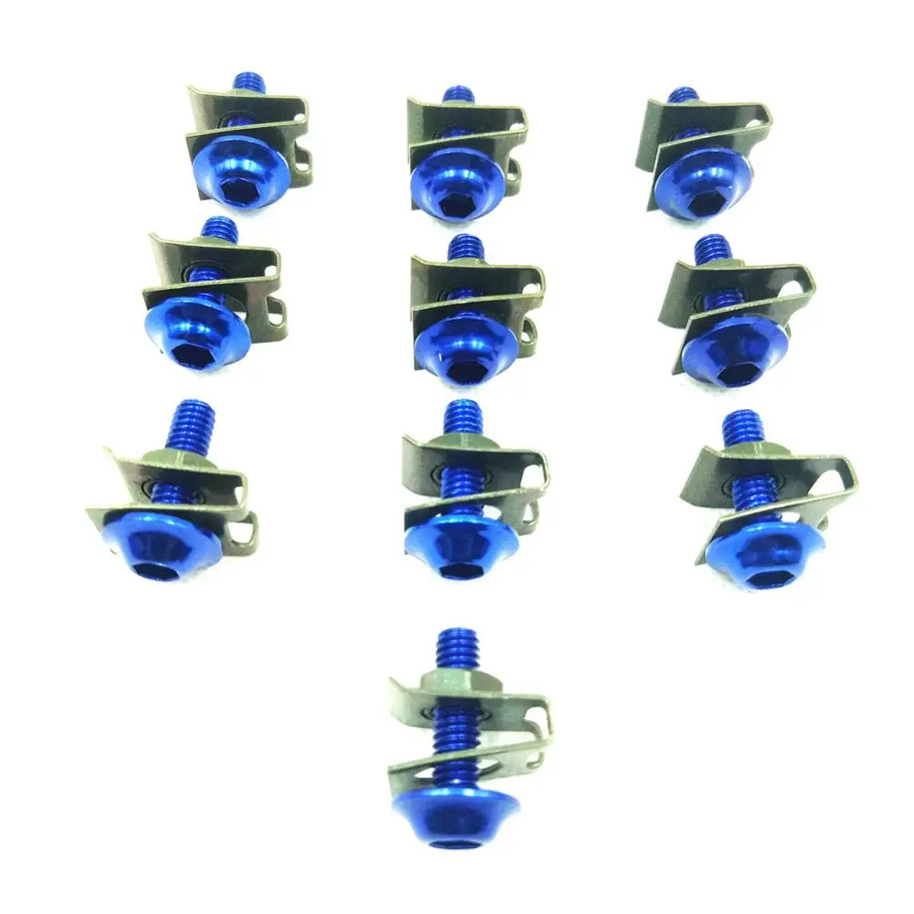 6 мм M6 мотоцикл обтекатель корпус рабочий болт крепежный зажим винтовая гайка для