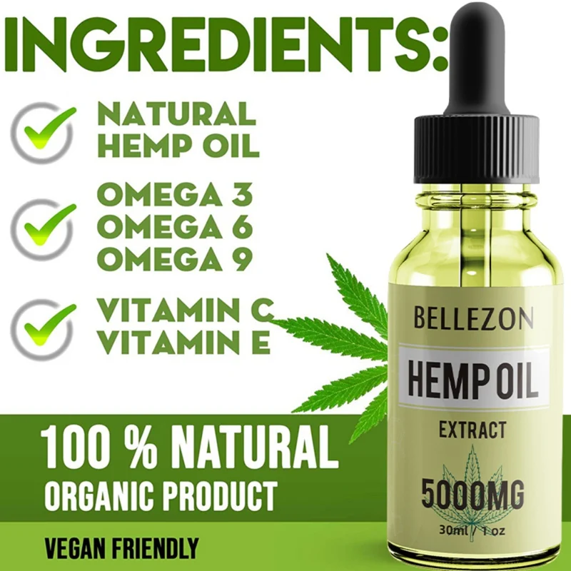 Конопляное масло семян конопли 30 мл натуральное для сна антистрессовый экстракт