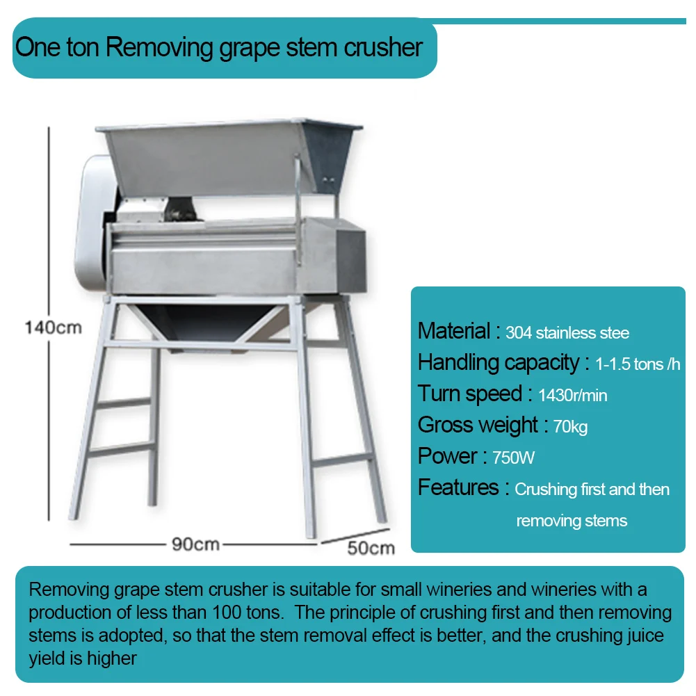 Машина для измельчения яблок фруктов из нержавеющей стали разрушение стены