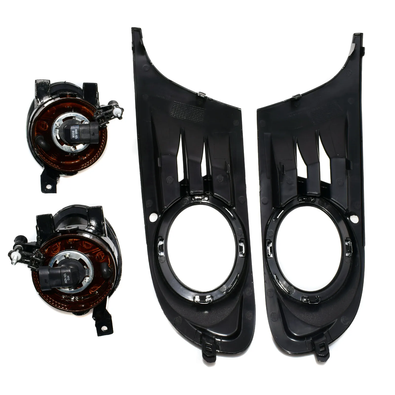 WOLFIGO новые передние левые и правые выпуклые линзы противотумансветильник фары