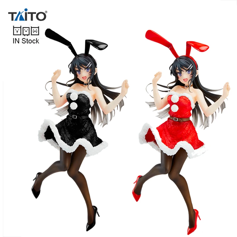 

20Cm In Stock Taito Coreful Figure Sakurajima Mai Winter Bunny Ver. Navidad Action Figure Pvc Model Collectible Toys Gift