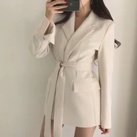 small suit coat female version slim student british style new 2021 autumn top pendant feeling suit