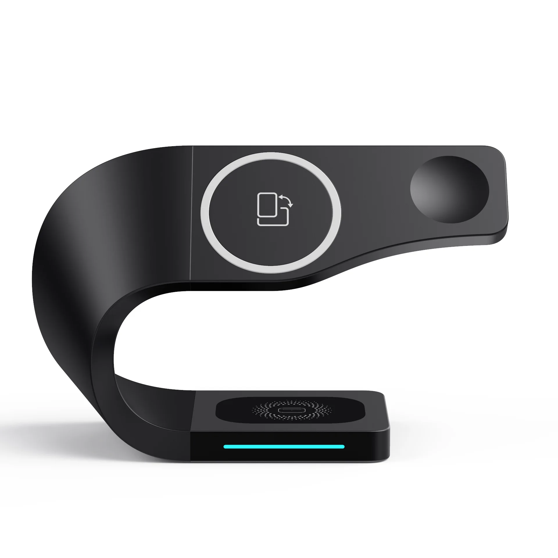Быстрая Беспроводная зарядная станция для iPhone12 Pro Max Mini 11 XR 8 Plus iWatch 5 6 4 AirPods Pro Phone Qi Беспроводная зарядная подставка