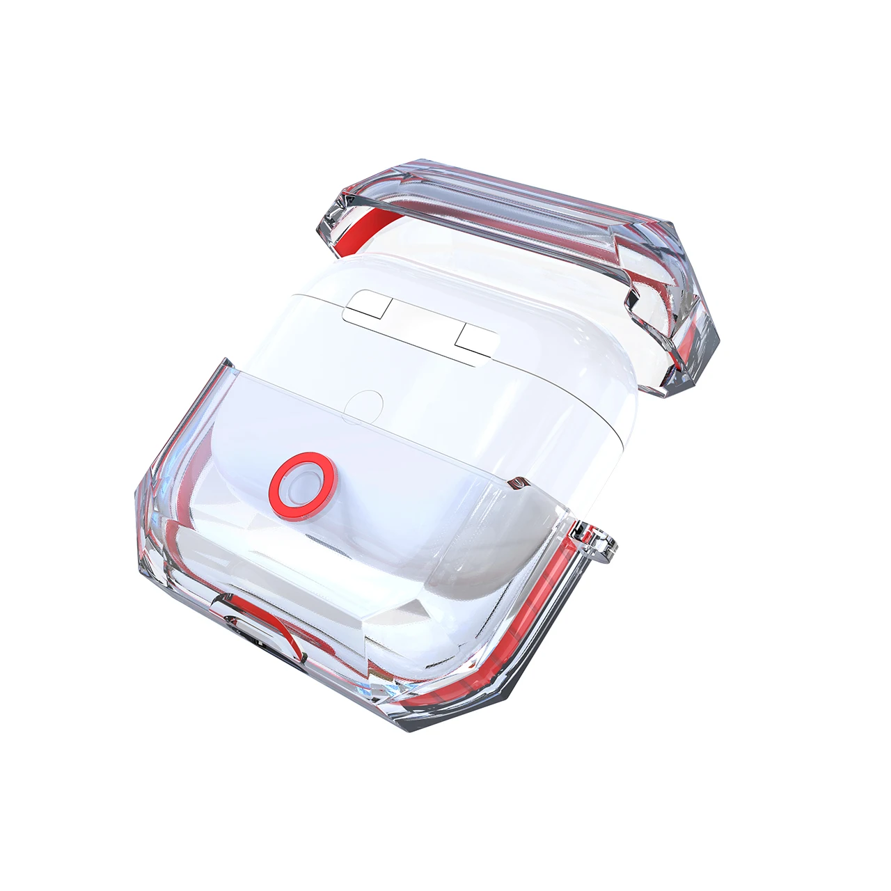 

Wireless Headset Pro Transparent Two-Color Protective Cover Earphonecase For Airpods Soft Shell 1/2/3 Generation Anti-Fall