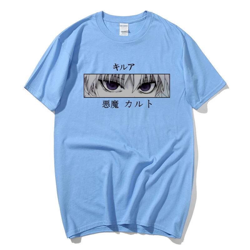 

Anime Mens T Shirt Tops TeesDevil Eye Teeshirt Tops Short Sleeve Casual Men Tshirt Clothes Male