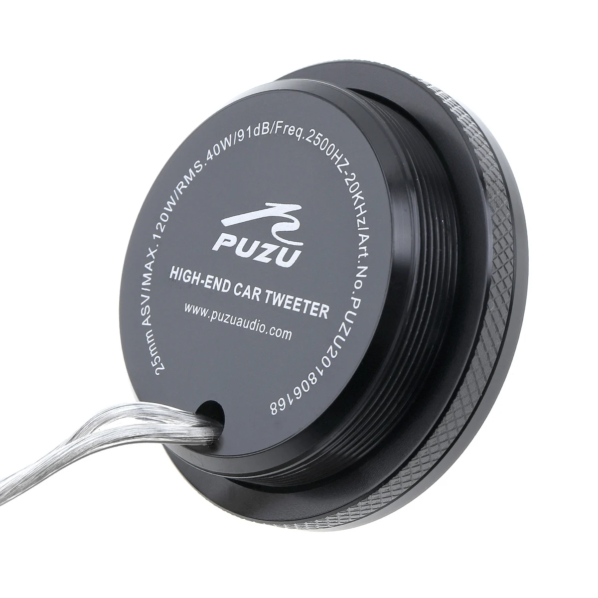 2 шт. 120 Вт черный алюминиевый корпус Прозрачная Шелковая стрейч-пленка Hifi динамик