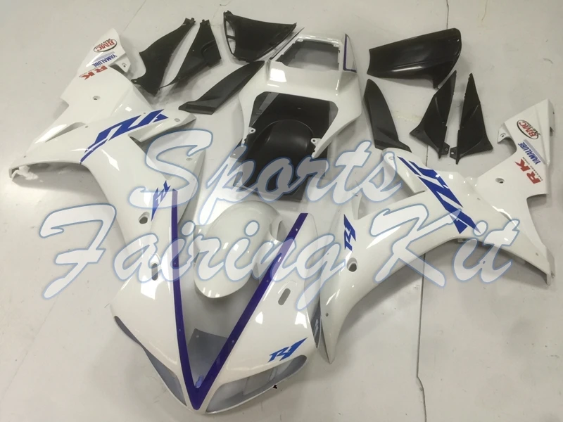 Обтекатели для YZF R1 2002 2003 белые комплекты тела YZFR1 кузов 03|Полные обтекателей| |