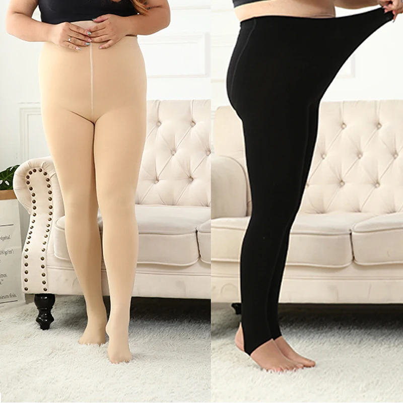 3xl реальные теплые колготки женские зимние бархатные флисовые Колготки с высокой