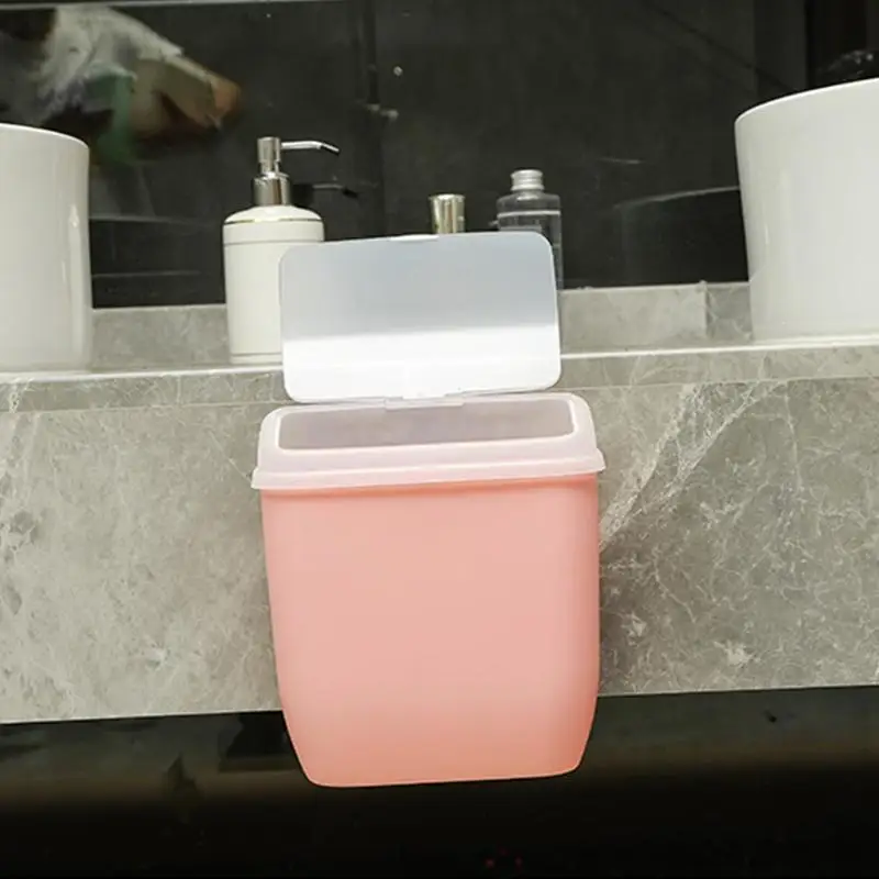 

Detachable Hanging Waste Bin Portable Mini Wall-mounted Trash Can Durable Kitchen Living Room Organizer Storage Dustbins