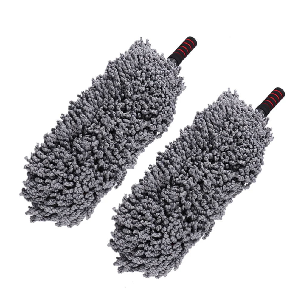 

Super Auto Dashboard Car Duster Windshield Cleaner Cleaning Brush (Grey)
