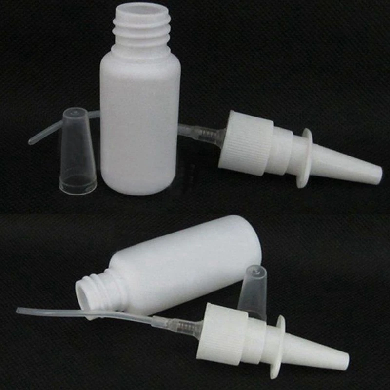 

15Pcs 10Ml Spray Bottle Refillable Plastic Mist Nose Nasal Sprayer