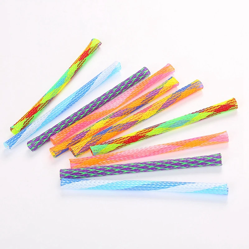 

10 Pcs/lot Cat Kitten Colorful Fun Tubes Interactive Funny Scratch Proof Bouncy Toy for Cats Mixed color random