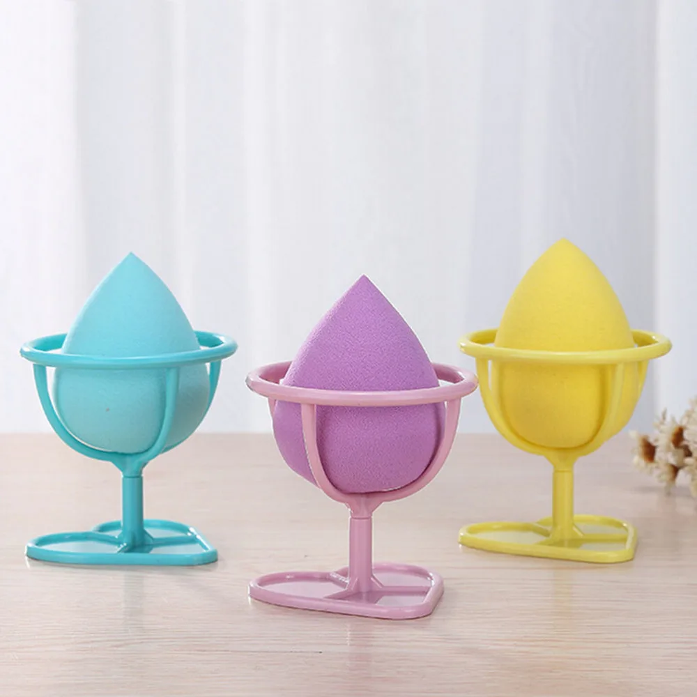 1 шт. совершенно новая милая губка макияжа трафарет для яйцо порошок спонж стенд