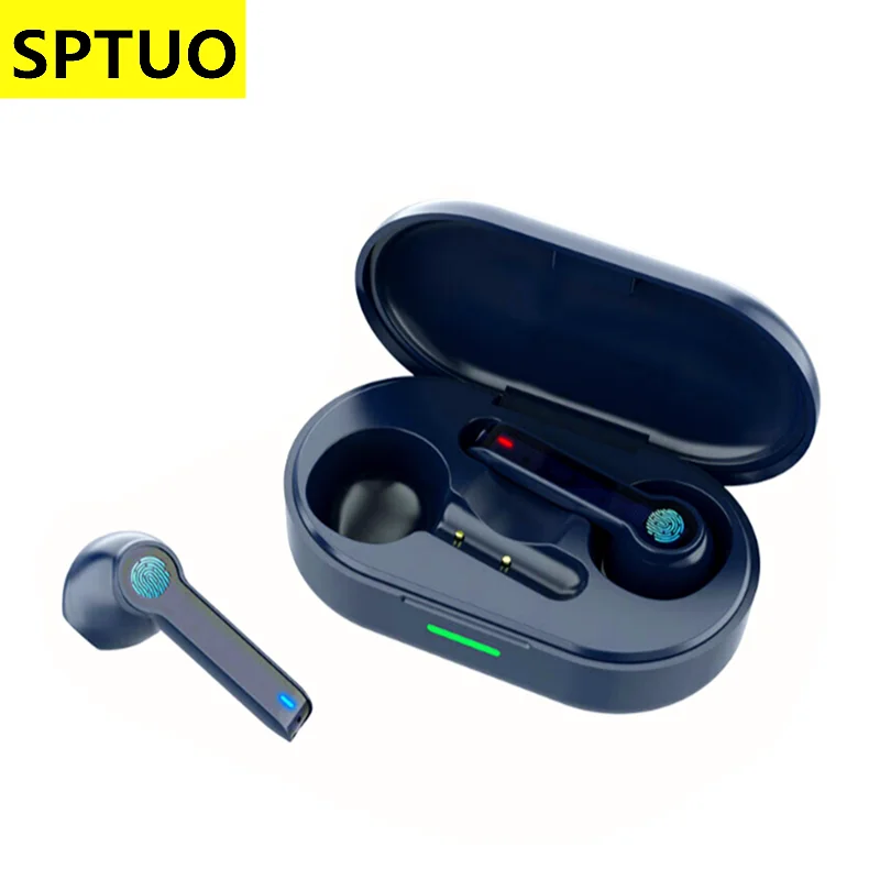 

SPTUO LP2 TWS Earbuds Bluetooth 5.0 Wireless Headphones Touch Control Sport Headset IPX7 Waterproof Earphones with Mic 500mAh