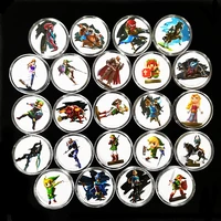 full set 25pcs zelda botw game nfc collection coin amxxbo card ntag215 tag 2021 amiiboo new data setted