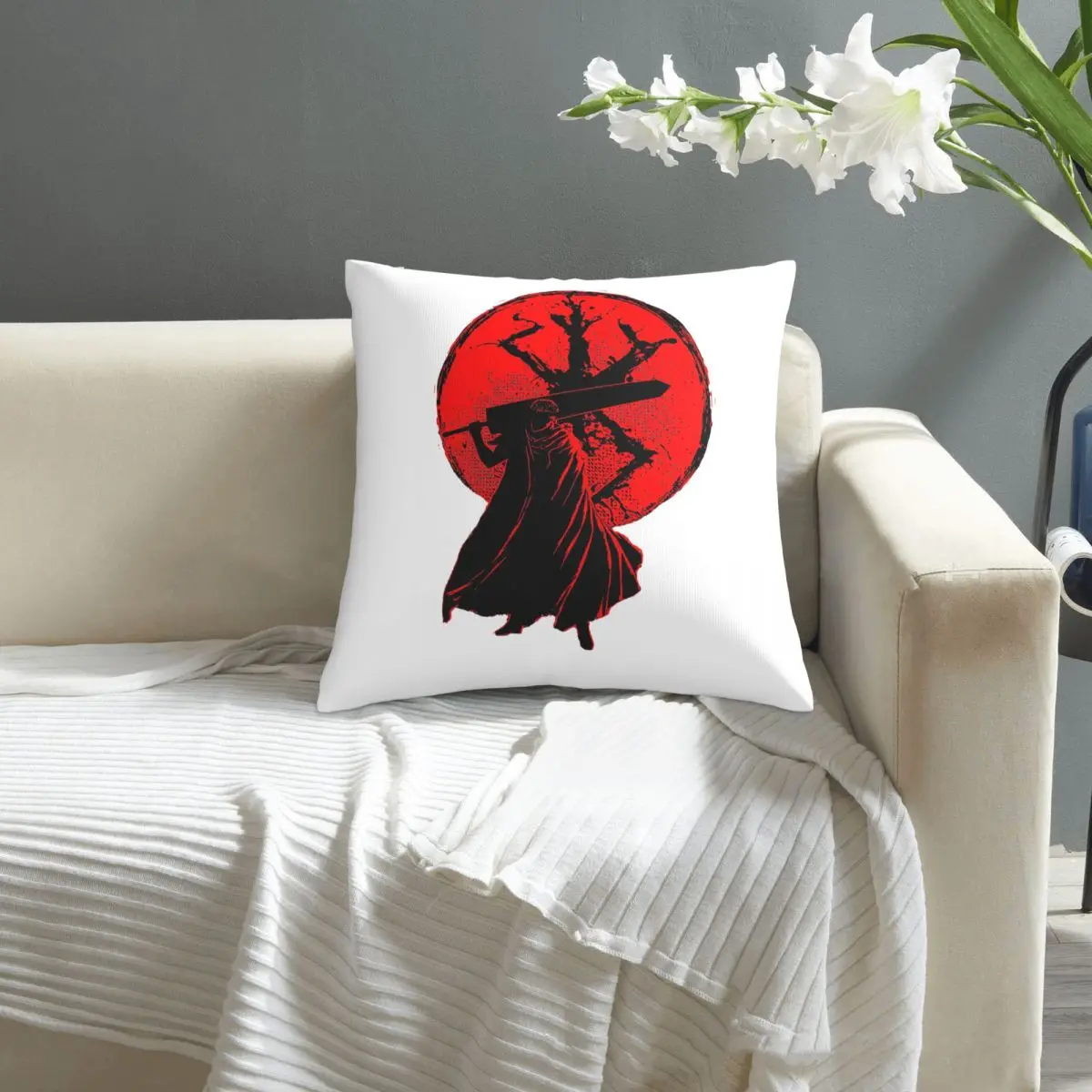 

Berserk Guts pillowcase printed cushion cover sofa waist pillow pillow cover