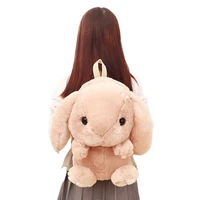 2020 dropshipping lolita plush rabbit long ear bunny bag plushie doll plush toys children backpack for girls kids