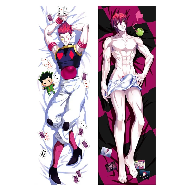Наволочка Killua Zoldyck Kurapika Hisoka Kulolo Dakimakura в стиле аниме обнимающая